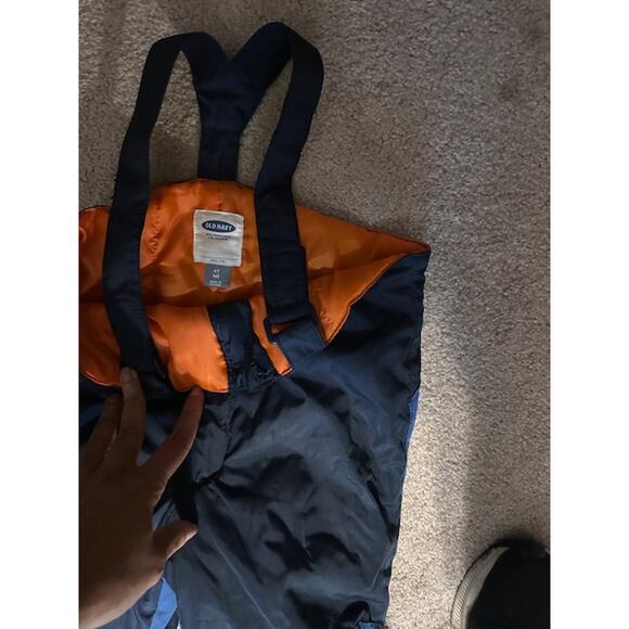 Old Navy Toddler Snow Bib Pants Size 4T Blue Snow Overalls - Picture 3 of 3